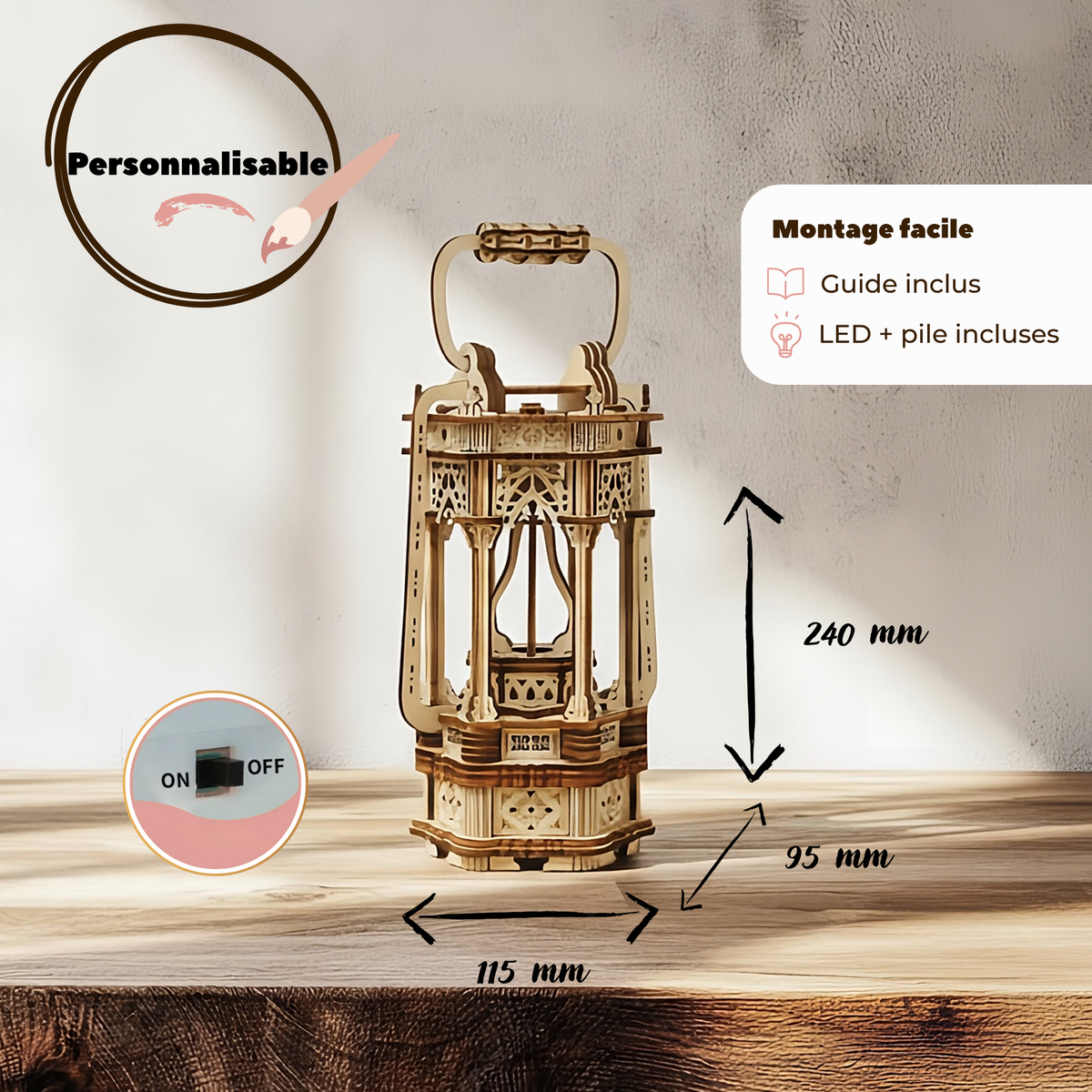 Lanterne 3D Enchantée